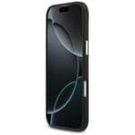 Karl Lagerfeld FW Grained Karl & Choupette Heads Pins & Logo Black iPhone 17 Air Tok