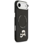 Karl Lagerfeld Karl & Choupette Pins MagSafe Black iPhone 17 Air Tok
