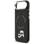 Karl Lagerfeld Karl & Choupette Pins MagSafe Black iPhone 17 Air Tok