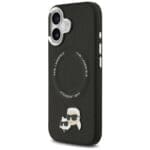 Karl Lagerfeld Karl & Choupette Pins MagSafe Black iPhone 17 Tok