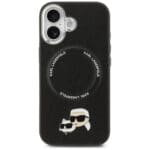 Karl Lagerfeld Karl & Choupette Pins MagSafe Black iPhone 17 Tok