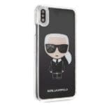 Karl Lagerfeld KLHCI65ICGBK Black Iconic Glitter iPhone 11/XS Max Tok