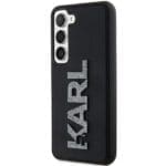 Karl Lagerfeld KLHCM3DMBKCK S916 Black Hardcase 3D Rubber Glitter Logo Samsung Galaxy S23 Plus Tok