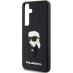 Karl Lagerfeld KLHCM3DRKINK S926 Black Hardcase 3D Rubber Ikonik Samsung Galaxy S24 Plus Tok