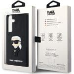 Karl Lagerfeld KLHCM3DRKINK S926 Black Hardcase 3D Rubber Ikonik Samsung Galaxy S24 Plus Tok