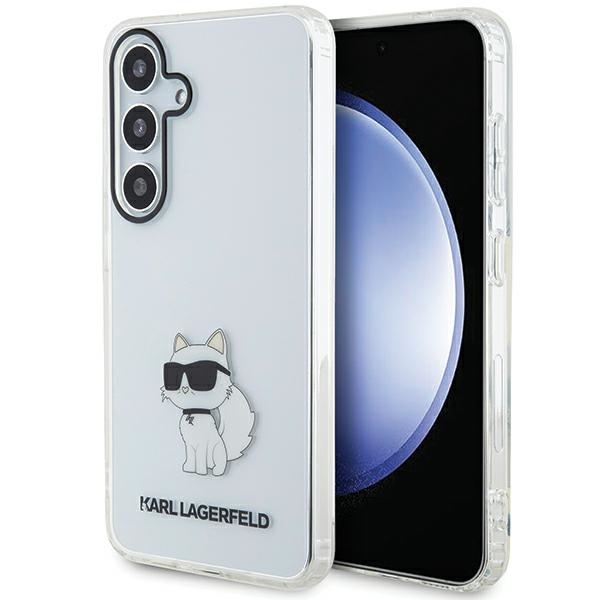 Karl Lagerfeld KLHCMHNCHTCT S926 Transparent Hardcase IML Choupette Samsung Galaxy S24 Plus Tok