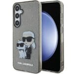 Karl Lagerfeld KLHCMHNKCTGK S926 Black Hardcase Glitter Karl&Choupette Samsung Galaxy S24 Plus Tok