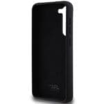 Karl Lagerfeld KLHCMSMHCNPK S916 Black Hardcase Silicone Choupette Metal Pin Samsung Galaxy S23 Plus Tok
