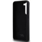Karl Lagerfeld KLHCMSMHKCNPK S926 Hardcase Black Silicone Karl&Choupette Metal Pin Samsung Galaxy S24 Plus Tok