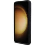 Karl Lagerfeld KLHCMSMHKNPK S916 Black Silicone Ikonik Metal Pin Samsung Galaxy S23 Plus Tok
