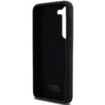 Karl Lagerfeld KLHCMSMHKNPK S926 Black Silicone Ikonik Metal Pin Samsung Galaxy S24 Plus Tok