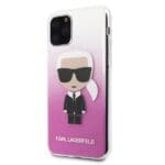 Karl Lagerfeld KLHCN58TRDFKPI Pink Gradient Ikonik Karl iPhone 11 Pro Tok