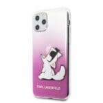 Karl Lagerfeld KLHCN65CFNRCPI Hardcase Pink Choupette Fun iPhone 11 Pro Max Tok
