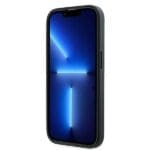 Karl Lagerfeld KLHCP13XPQDSMGK Black Hardcase Diagonal Quilted Script iPhone 13 Pro Max Tok