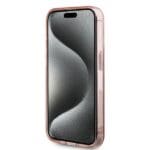 Karl Lagerfeld KLHCP15LHKLPCHP Pink Hardcase IML Choupette Head & Monogram iPhone 15 Pro Tok