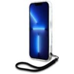 Karl Lagerfeld KLHCP15LHZBPKCCK Black Hardcase IML Zebra Pattern & Cord iPhone 15 Pro Tok