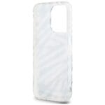 Karl Lagerfeld KLHCP15LHZBPKCCK Black Hardcase IML Zebra Pattern & Cord iPhone 15 Pro Tok