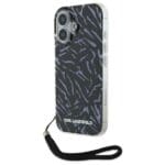 Karl Lagerfeld KLHCP16MHZBPKCCU Purple Zebra With Cord iPhone 16 Plus Tok