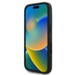 Karl Lagerfeld KLHCP16S3DRKSDLK Black Hardcase 3D Rubber Signature iPhone 16 Tok