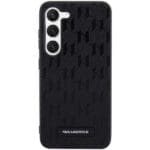 Karl Lagerfeld KLHCSSAKLHPK S921 Hardcase Black Saffiano Mono Metal Logo Samsung Galaxy S24 Tok