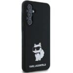 Karl Lagerfeld KLHCSSMHCNPK 6 Black Hardcase Silicone Choupette Samsung Galaxy A35 5G Tok