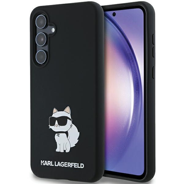 Karl Lagerfeld KLHCSSMHCNPK 6 Black Hardcase Silicone Choupette Samsung Galaxy A35 5G Tok