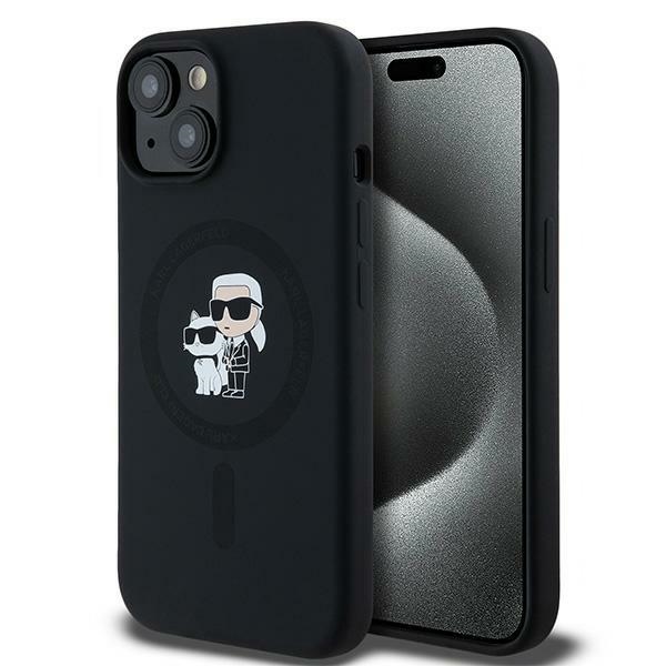 Karl Lagerfeld KLHMP15MSCMKCRHK Black Hardcase Silicone Karl & C iPhone 14 Plus/15 Plus Tok