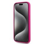 Karl Lagerfeld KLHMP15XSCHPPLF Fuschia Hardcase Silicone Choupette Head iPhone 15 Pro Max Tok