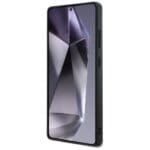 Mercedes Leather Debossed Lines MagSafe Black Samsung Galaxy S25 Ultra Tok