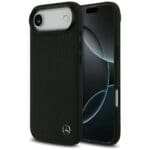 Mercedes Leather Large Laurel Leave MagSafe Black iPhone 17 Air Tok