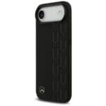 Mercedes Leather Laurel Leaves MagSafe Black iPhone 17 Air Tok