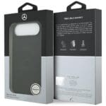 Mercedes Leather Vintage Logo MagSafe Black iPhone 17 Air Tok