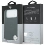 Mercedes Leather Vintage Logo MagSafe Black iPhone 17 Pro Max Tok