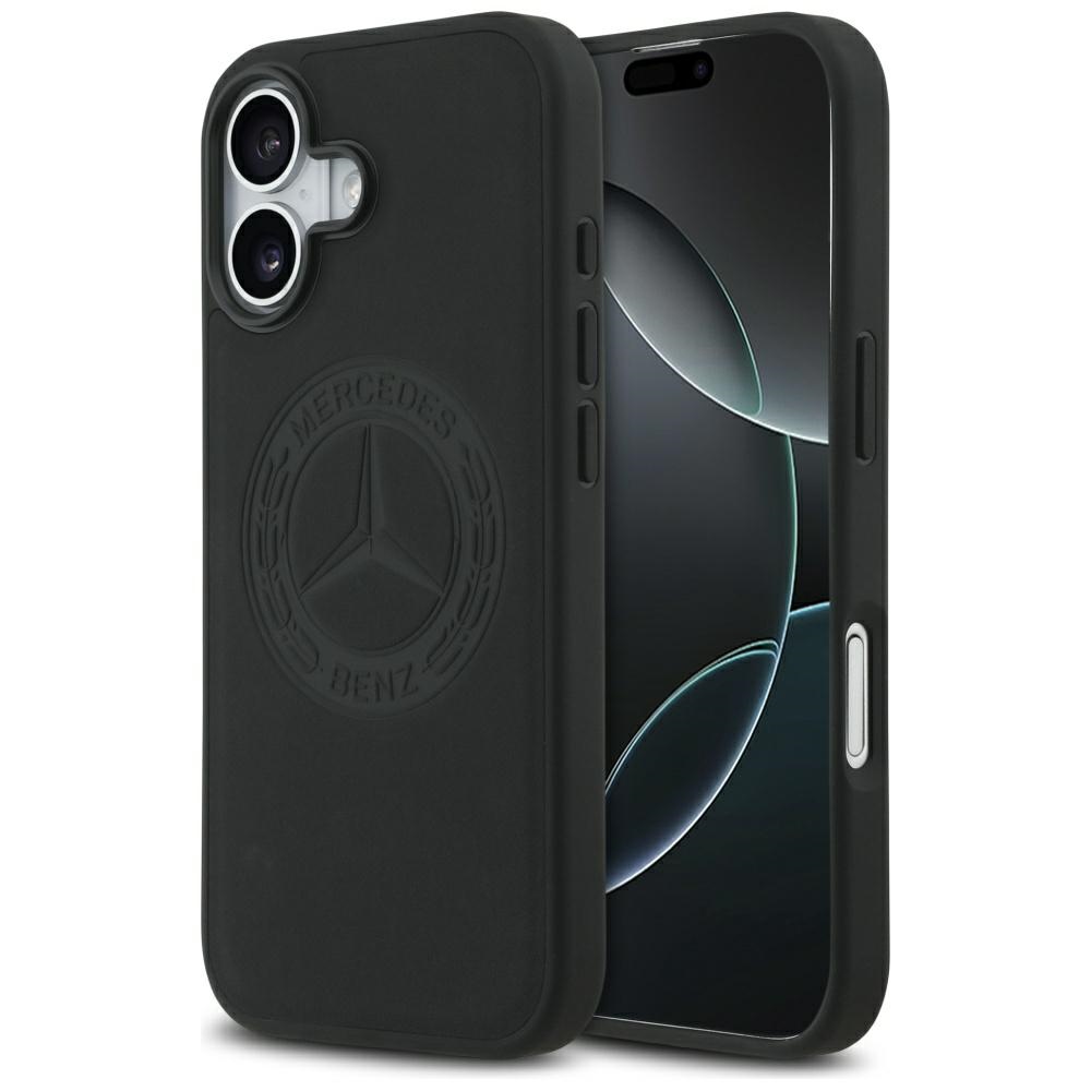 Mercedes Leather Vintage Logo MagSafe Black iPhone 17 Tok