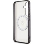 Mercedes MEHMHUOKC S921 Transparent Hardcase Printed Logo MagSafe Samsung Galaxy S24 Tok
