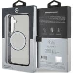 Mercedes MEHMHUOKC S921 Transparent Hardcase Printed Logo MagSafe Samsung Galaxy S24 Tok