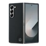 Mercedes MEHMZFD623RBGVK F956 Black Leather Wood Imitation MagSafe Samsung Galaxy Z Fold 6 Tok