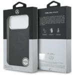 Mercedes Silicone Vintage Logo MagSafe Black iPhone 17 Pro Max Tok