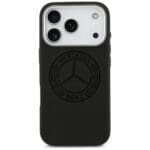 Mercedes Silicone Vintage Logo MagSafe Black iPhone 17 Pro Tok