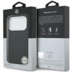 Mercedes Silicone Vintage Logo MagSafe Black iPhone 17 Pro Tok
