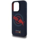 Red Bull HC Silicone ORBR20 Logo Red Lining MagSafe Navy Blue iPhone 15 Pro Tok