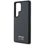 Red Bull Real Carbon Fiber Shiny Logo MagSafe Black Samsung Galaxy S25 Ultra Tok