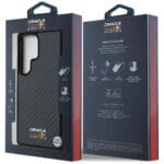Red Bull Real Carbon Fiber Shiny Logo MagSafe Black Samsung Galaxy S25 Ultra Tok
