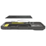 Spigen Rugged Armor Mag MagSafe Gray iPhone 17 Pro Tok