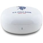 US Polo Headphones TWS DH Logo Docking Station White