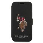 US Polo USFLBKP12LPUGFLBK Black Book Polo Embroidery Collection iPhone 12 Pro Max Tok