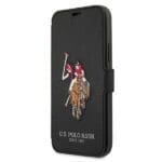 US Polo USFLBKP12LPUGFLBK Black Book Polo Embroidery Collection iPhone 12 Pro Max Tok