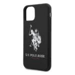 US Polo USHCN65SLHRBK Black Silicone Collection iPhone 11 Pro Max Tok