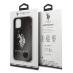 US Polo USHCN65SLHRBK Black Silicone Collection iPhone 11 Pro Max Tok