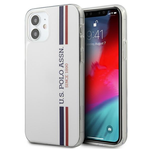 US Polo USHCP12SPCUSSWH White Tricolor Collection iPhone 12 Mini Tok